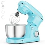 OLIXIS Stand Mixer, Kitchen Aid Mixers Alternative, 4.2Qt 10-Speed Electric Stand Mixers, Dough Hook, Whisk, Flat Beater & Versatile Lid, Perfect for Baking, Cake Making, and Daily Kitchen Tasks