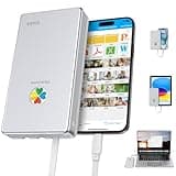 iDiskk 2TB MFi Certified External Hard Drive for iPhone 17 16 15 14, iPad, Android, Mac, and PC, Portable Photo Stick for One-Tap Auto Backup and Data Encryption, USB 3.0 High-Speed Storage