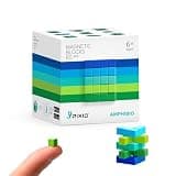 PIXIO Mini Magnetic Blocks Building Toy in the Pixel Art Style with Free App - 5/16" Magnetic Cubes Construction Set - Open Ended Toy - Creativity Toy for Ages 6+, Amphibio
