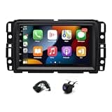 Alikali 7in Car Stereo for Chevy/Chevrolet Traverse(2013-2017), with GPS Navigation WiFi Bluetooth FM/RDS SWC Mirror Link Split Screen Backup Camera, with Carplay & Android Auto, Android 14, 2G+32G