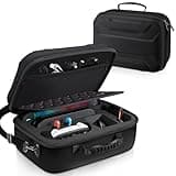 FINTIE Storage Case for Nintendo Switch 2 (2025), Hard Shell Full Protection All In One Travel Carrying Case with 23 Game Card & 2 Micro SD Card Slots, for Switch 2 Accessories Pro Controller (Black)