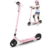 Electric Scooter for Kids Ages 6–14, Pink Electric Scooter, 250W Motor, Up to 10 Miles Range, 9 MPH, Lightweight Foldable Scooter for Girls