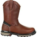 ROCKY Rams Horn Waterproof Composite Toe Pull-On Work Boot Size 7.5(W)
