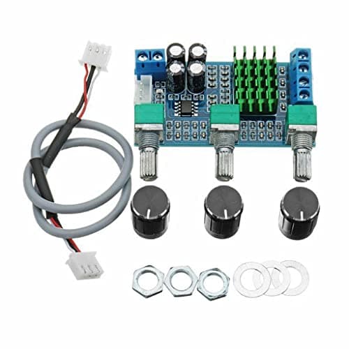 MVUYO D2 Channel Stereo High Power Digital Audio Sound Amplifier 12V to 24V 2X80W