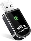 Amzfeel Wireless Carplay Adapter for Apple iPhone, Mini Bluetooth Dongle Convert Factory Wired to Wireless Car Play Plug & Play Auto Connect, Low Latency, GPS for iOS 10+ & Cars 2015+ (Brushed Gery)