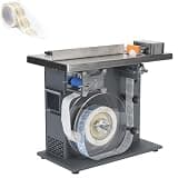 Azcabjie Automatic 90 Degree Right Angle Corner Labeling Machine, PLC Touch Screen Control, ±0.5mm High Precision, 15–30 Pcs/Min, for Cosmetic Food Electronic Packaging 25-30mm