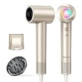 Hair Dryer, 160,000 RPM High-Speed Ionic Blow Dryer with Diffuser, Professional Hairdryer for Fast Drying, 500 Million Negative Ions, Low Noise Compact Hair Blow Dryer for Home Travel Salon
