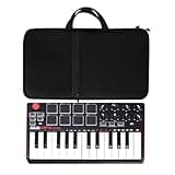 Keyboard Travel Sleeve Music Keyboard Protective Bag Shockproof Waterproof Neoprene Case Compatible With Akai Professional MPK Mini MK3 / MPK Mini Play MK3 25 Key USB MIDI Keyboard Controller