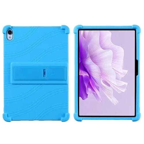 SOENS Slim Tablet Case Suitable for Huawei MatePad SE 11 (2024) Case AGS6-W09 Soft Silicone Shockproof Case with Rear Kickstand(Blue)