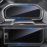 CDEFG 2Pcs for 2026 GMC Sierra 1500 Screen Protector Tempered Glass for 2026 GMC Sierra 1500 2500HD 3500HD Accessories 13.4" Navi & 12.3" Instrument Screen Cover HD Clear