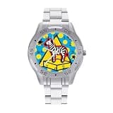 FekiLoot Watch for Men Big Face Stainless Steel Wrist Watch Personality