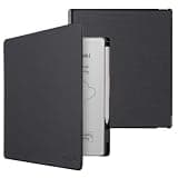 CoBak Case for Remarkable Paper Pure Tablet 10.3 inches 2026 - Lightweight and Hard Back Shell Protective Book Folio Cover with Built-in Pen Holder and Nibs Holder (Black Textured)