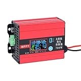 MPPT Solar Charge Controller 1400W,150V Input 12V 24V 48V Output Step Down,Max 25A with Temp Control Fan & Replaceable Fuse,LCD Display for RV Boat Camper Solar System Outdoor (1400W,25A)