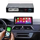 NAVIVOX Carplay Android Auto Adapter for BMW NBT System Wireless Carplay Retrofit Decoder with 1 2 3 4 5 6 7 X1 X3 X4 X5 X6 Series Support Airplay Mirror Link, GPS/Navigation, Reverse Camera