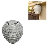 Decoy Wasp Nest Compatible with Realistic Wasp Nest, Hide a Key Outdoor Secret Storage with Twist Lock Cap