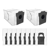 10PCS Replacement Dust Bags ,Compatible For MOVA Z60 Ultra Roller Complete Robot Vacuum And Mop Large Capacity 4 Filtration Layers
