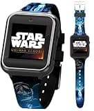 Star Wars Kids Smartwatch with OBI-Wan Kenobi Design, 10 Clock Faces, Selfie Camera, Voice and Video Recorder, Step Counter, Calculator, Alarm, Fun Games, and 3 Wallpapers – Fits Wrists 5.5"-8.0"