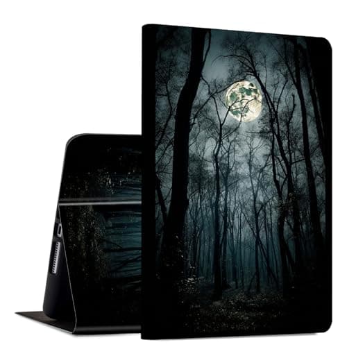 Case for Samsung Galaxy Tab S11 (2025) 11 inch Slim PU Leather Multi-Angle Viewing Flip Folio Smart Stand Cover with Auto Wake/Sleep for Samsung Tab S11 5G SM-X730/SM-X736B, Moonlight Forest
