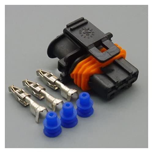Artemisia 3 Pin 1928404074 Seald Automotive Connector Car Pressure Plug Compatible with Bosch Wire Connector Electrical Connector (Color : 10sets Female)