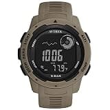 AVTREK Tactical Watch with Compass,50M Waterproof Pedometer, Digital Altimeter Watch for Outdoor Hiking/Climbing(Cafe)