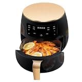 Household Air Fryer,Intelligent Oil-Free Multi-function Fryer Oven, 6l Capacity,400°f Max Temp,For Crisping, Roasting, Dehydrating, And Reheating,1400w