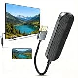 Wireless HDMI Display Adapter, 4k 1080p iOS Flix Stick Streaming Device, TV Movies Shows Receiver Mirroring Connector for iPhone iPad, Applicable to Various Scenarios Enjoy The Audio-Visual Feast