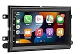 Android 15 Car Stereo for Ford F150 2004-2008/F250 F350 2006-2014 with Carplay Android Auto 2+32G Radio w/7 Inch HD Touch Screen Bluetooth 32EQ GPS Navi WiFi FM Mirror Link SWC Backup Camera Mic