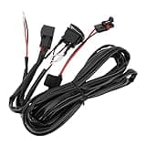 Xixian DC12V 300W UTV LED Light Bar Wiring Harness – 14AWG Plug & Play with Relay, Fuse, Pulse Bus Bar Compatibility