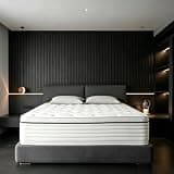 Fubon Queen Mattress 12 Inch, Luxury Hotel Hybrid Mattress in a Box, Memory Foam and 7-Zones Individual Pocket Springs, Medium Plush Feel, Fiberglass Free -365-Night Trial