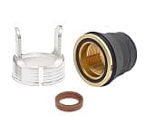 Shinnous Plasma Cutting Replacement for Harbor Freight Titanium 65 PT60 IPT-60 Plasma Torch,1 xDouble Pointed Spacer Guide 60432 &Retaining cap&1 Swirl Ring