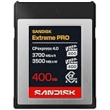 SANDISK 400GB Extreme PRO CFexpress 4.0 Type B, up to 3700 MB/s Read speeds - SDCFEB-400G-GN4NN