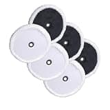 FLSBMVORA 6pcs Vacuum Cleaner Mop Pads,Compatible for EVERYBOT,Edge RS700 RS500 Sweeping Robot Mop Cloths Replacement Accessory