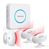 Motion Sensor Door Chime, Wireless Motion Detector Alarm Indoor, Business Entry Alert Bell with Buzzer, Doorbell for Home/Garage Door/Store, USB/Battery Powered,1 Receiver +3 Sensors