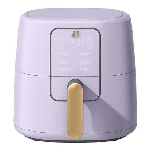 B 6 Quart Digital Air Fryer TurboCrisp Technology, Large Touchscreen Controls, Ceramic Roast Reheat Dehydrate Nonstick, Family Size for 5-7 People
