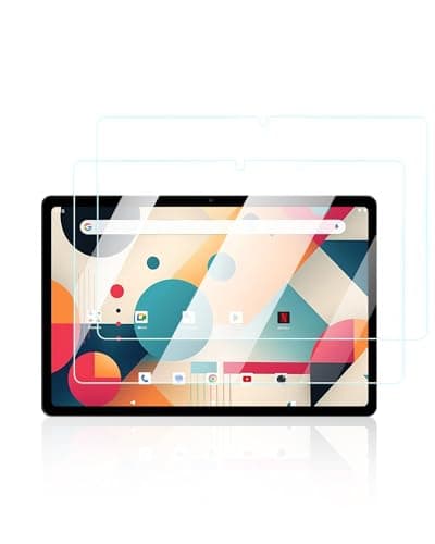 UYRUREL Screen Protector for SUNTUNG D126 Android 15 11-inch Tablet, Anti-Scratch 9H Hardness Touch Sensitive 2.5D Rounded Edges Bubble Free Easy to Install,2 Pack.
