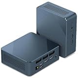 Getorli Mini PC, AMD Ryzen 5 3501U(MAX 3.7GHz), Mini Computers 16GB DDR4 512GB SSD, Triple 4K 60Hz Display Dual HDMI/Type-C/USB3.2/RJ45/WiFi 6/BT5.3, Compact Desktop Computers for Office/Home/Business