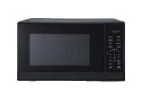 Black Microwave Oven, 1.1 Cu. Ft., Black, 10 Power Levels, Child Safety Lock, Glass Turntable, Express Cooking