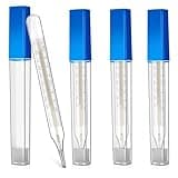 Artibetter Glass Oral Temperature for Adults - Dual Scale ℃ & ℉ Underarm Accurate Temperature Measurement with Case for Family Kids Baby Elderly Clinic Home(4PCS)