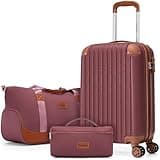Cosbarn Carry On Luggage Sets 3 Piece, 20 Inch Luggage 22x14x9 Airline Approved with Wheels and TSA Lock, ABS Lightweight Hardshell Travel Suitcase Set with Duffel Bag Travel Bag for Men Women
