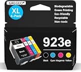 Aceozsoronn 923XL 923e 923 Ink Cartridges for HP OfficeJet Pro 8130e 8135e 8139e 8138e 8122e 8120 8124e 8125e 8130 8132e 8134e Printers (4 Pack with Chip)