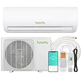 Hykolity Wifi Enabled 12,000 BTU Mini Split Air Conditioner & Heater, 20 SEER2 115V Split AC Unit Ductless Inverter System with Heat Pump, Installation Kits - Cools Rooms up to 750 Sq.Ft