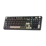 RK ROYAL KLUDGE S98 Mechanical Keyboard w/Smart Display & Knob, Top Mount 96% RGB Wireless Gaming Keyboard BT/2.4G/USB-C, Hot Swappable, Software Support, Creamy Sound, 98 Keys