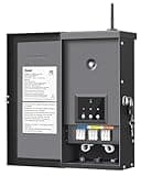 DEWENWILS 300W Low Voltage Landscape Transformer WiFi with 3 Zones, Outdoor Smart Low Voltage Transformer, 120V AC to 12/14V AC, Compatible with Alexa & Google Assistant, for Landscape Lighting