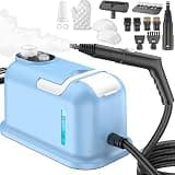 54.1oz Heavy Duty Steam Cleaner, 10s Rapid Heating Handheld Steamer for Whole Home, Car, Grout & Tile – Chemical-Free Pressurized Steam for Floors, Kitchen, Upholstery with 15 Accessories