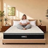 Springfit 10 inch Queen Size Hybrid Mattress, Heavy-Duty Reinforced Coil System, Enhanced Pressure Relief, Fiberglass-Free, CertiPUR-US Certified | Supports Up to 500 lbs