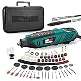 NEU MASTER 180W Rotary Tool Kit with 160 Accessories, 6-Speed Corded Rotary Tool Set 10000-35000 RPM with Flex Shaft, Electric Engraving Tool for Grinding Sanding Carving Polishing Drilling DIY