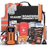 Jump Starter with Air Compressor Car Emergency Kit for Women, Men, Teen