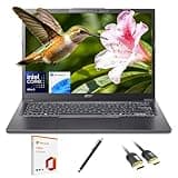 Acer Aspire 14" FHD Touchscreen Laptop, Intel Core Ultra 5 226V, Intel ARC 130V,16GB DDR5 RAM, 512GB SSD, AI Copilot+ Business Laptop PC, Win 11 Pro, Wi-Fi 6E, w/HDMI Cable/Pen,with Lifetime Office