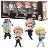 Bandai Namco - Jujutsu Kaisen Adverge Figure Box Set C (Yuji Itadori, Kento Nanami, Ryomen Sukuna, Jogo), Bandai Adverge Figure Box Set