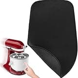 Sliding Mat Countertop Appliance Accessory compatible with Kitchenaid 5-8 Qt Bowl-Lift Stand Mixer and Professional 600 Stand Mixer for kitchen counter daily moving and arrangement 4.5L-5L (Black)
